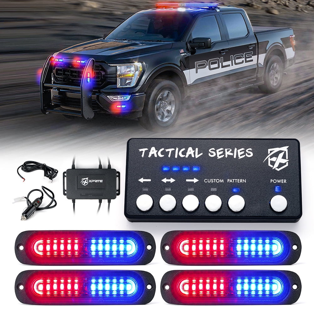 Xprite Tactical 12 Series LED Marker Strobe Lights Set of 4