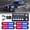 Red/Blue Mix, variant on Xprite Tactical 12 Series LED Marker Strobe Lights - Set of 4
