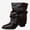 Black, variant on Women's Extra Wide Width Boots Pointed Toe Soft Sole Lightweight Fall Vacation Flat Ankle Boots Black 8.5