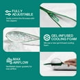 thumbnail image 2 of Adjustable Memory Foam Pillow by - Provides Back and Neck Pain Relief - Ideal Back, Stomach and Side Sleeper Pillow - Cooling-Infused Pillow - Standard/Queen Size, Pack of 2, 2 of 8