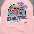 thumbnail image 3 of LOL Surprise! Dolls - Electric Dreams - Retro Vibes - Toddler & Youth Girls Raglan Graphic T-Shirt, 3 of 5