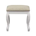 thumbnail image 3 of Ensemble de Vanité avec Tabouret et Miroir Blanc, 3 of 5