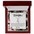 thumbnail image 4 of To My Daughter Best Thing From Dad Alluring Ribbon Necklace Message Card, 4 of 20