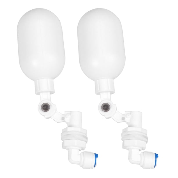 WORGEOUS Válvula de flotador ajustable para bebedero de ganado, Control automático de nivel de agua, accesorio de granja, 2 uds.
