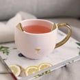 thumbnail image 6 of Pinky Up Chloe Cat Ceramic Coffee Mug, for Tea, Milk, or Matcha, 12oz, Pink, 6 of 9