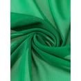 thumbnail image 5 of INSPIRE CHIC Women's Sheer Mesh Bolero Shrugs 3/4 Sleeve Lightweight Elegant Cropped Cardigan Green L, 5 of 6