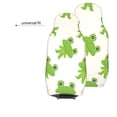 thumbnail image 4 of LAKIMCT Cartoon Frog Car Seat Covers Vehicle Front Seat Covers Universal Fit Seat Protector, 4 of 9