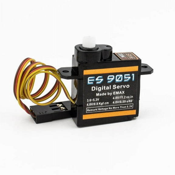 ES9051 Plastics Digital Servo 4.3g Waterproof Servo with Gears Uesd for RC Car Helicopter Boat Airplane Accessorie,1 x Digital Servo