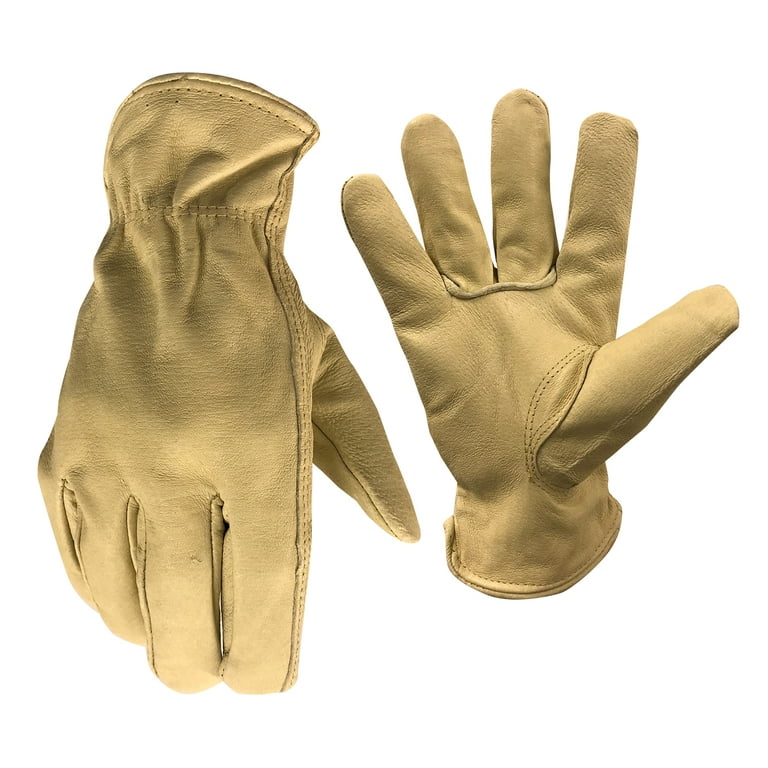 Pigskin work sale gloves