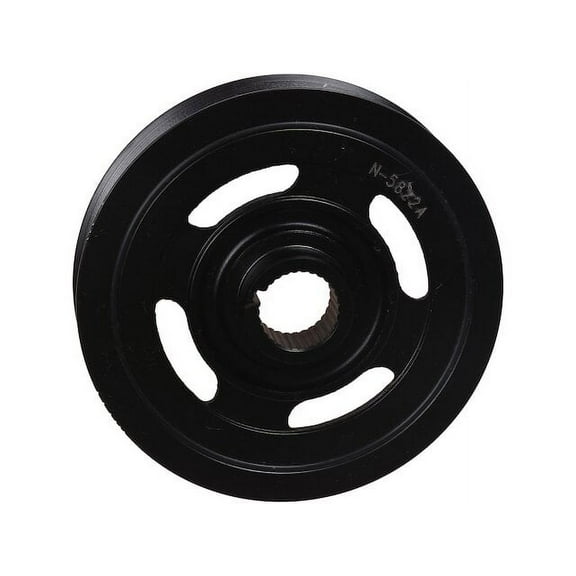 Crankshaft Pulley - Compatible with 2007 - 2014 Honda CR-V 2.4L 4-Cylinder 2008 2009 2010 2011 2012 2013