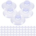thumbnail image 1 of HLONK 100 Pcs Crochets à Ventouses pour Table en Verre Mini Coussinets à Ventouses, 1 of 6