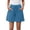 Blue, variant on Hurxie Womens Shorts Lightweight Bermuda Shorts for Women Casual 5 Inch Inseam Summer Linen Shorts with Pockets Army Green,S