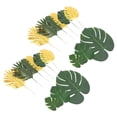 thumbnail image 1 of 77pcs Monstera Leaf Decor, Artificial Tropical Plants for Wall, Table & Floral Arrangements – Create a Stunning Festive Atmosphere for Hawaii Party, 1 of 4