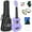 Purple, variant on 21 inch Soprano Ukulele Basswood Acoustic Mini Guitar for Beginner Starter with Case Strap Tuner Picks Strings Primary Tutorial