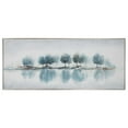 thumbnail image 3 of Gild Design House Fabric Blue Woods Hand Painted Canvas in White, 3 of 5