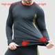 thumbnail image 5 of Sonducket Conjunto de pantalones y camisas térmicas de viaje para hombre y mujer, ropa interior transpirable de manga larga de poliéster para correr, conjuntos de ropa Negro L Sonducket AP012817-03, 5 of 6