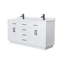 thumbnail image 4 of Wyndham Collection Wcg262666d-Vca-Unsmxx Beckett Tk 66" Free Standing Double Basin Vanity, 4 of 7