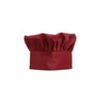 thumbnail image 1 of Alto chef sombrero camarero profesional múltiples colores cocinero gorras uniforme multifuncional trabajo de trabajo para la panadería Restaurante Inicio Use el vino rojo 2 piezas tholdsy HA012082-03, 1 of 6