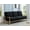 Black, variant on Leisuremod Jefferson Modern Velvet 3 Seater Sofa With Gold Frame Contemporary Living Room Couch (Beige)