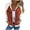 Red, variant on Women Jackets Casual Relaxed Fit Zip up Front Ponte Blazer with Adjustable Sleeves Red,S