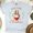 Ash, variant on Just a Girl Who Loves Christmas T-Shirt | Retro Pin-Up Holiday Graphic Tee, Natural, Size L