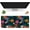 Colorful Flowers and Leaves, variant on Tropical Green Leaves Mousepad - Non-Slip Rubber Gaming Pad, Rectangle Design, Perfect for Computers, Laptop, Durable and Stylish