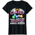thumbnail image 1 of T-Shirt de Joueur Bingo Reine Bingo Intelligent pour Femmes - Blanc - 2TG, 1 of 2