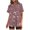 Pink-B, variant on Penkiiy Women Oversized Gradient Print Short Sleeve Crew Neck T-Shirts Casual Loose Pullover Tops Summer Tee Shirt 2XL Dark Gray