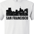 thumbnail image 4 of Inktastic San Francisco Skyline with Grunge T-Shirt, 4 of 5