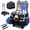 blue, variant on Rolling Cleaning Caddy Bag with Detachable Trolley,Large Cleaning Supplies Organizer with Wheels,with Multi Pockets,for Housekeepers, Car Wash