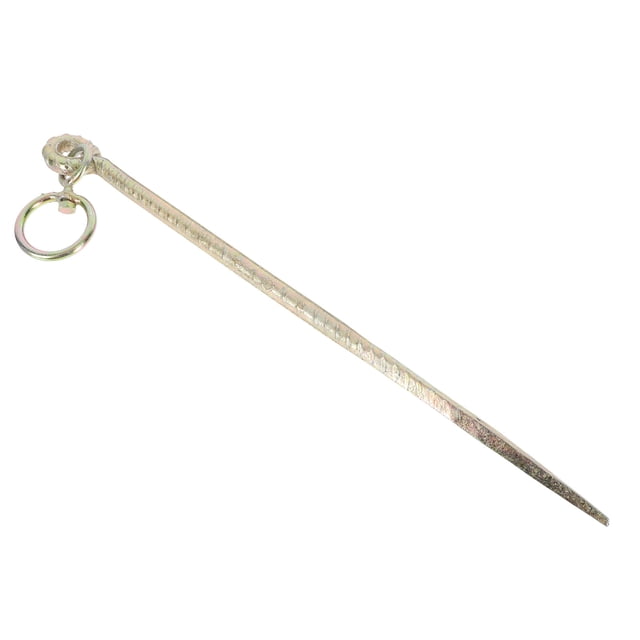 OULII Lot de 1 Piquet de Laisse en Fer Doré pour Équipement pour Chien et Randonnée