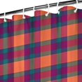 thumbnail image 3 of Multi Color Checkerboard Checkered Pattern Shower Curtain 36"x72" ,Bathroom Decorative Shower Curtains Set with 12 Hooks,Modern Waterproof Washable Shower Curtain, 3 of 6