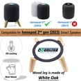 thumbnail image 4 of Soporte de madera para HomePod 2nd Gen (2023) de Counlisha - White Oak, 4 of 7