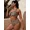 leopard, variant on Women's Bathing Suit Bikini Set Large Size Leopard Print Zipper Push Up Pad Two Piece Swimsuit Beach High Waist Swimwear Tankini