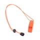 thumbnail image 4 of Silbato de seguridad fuerte con cuerda para acampar, hacer senderismo, cazar y pescar Silbatos de emergencia de color naranja, paquete de 10, 4 of 8