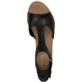 thumbnail image 3 of Giani Bernini Womens CAYLAA Faux Leather Ankle Strap Wedge Sandals, 3 of 3