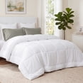 thumbnail image 5 of U by Bedsure Quilted Comforters Duvet Insert Queen Size, All Season Down Alternative，Soft Bedding, Machine Washable with 8 Corner Tabs (White, 88x88 Inches), 5 of 12