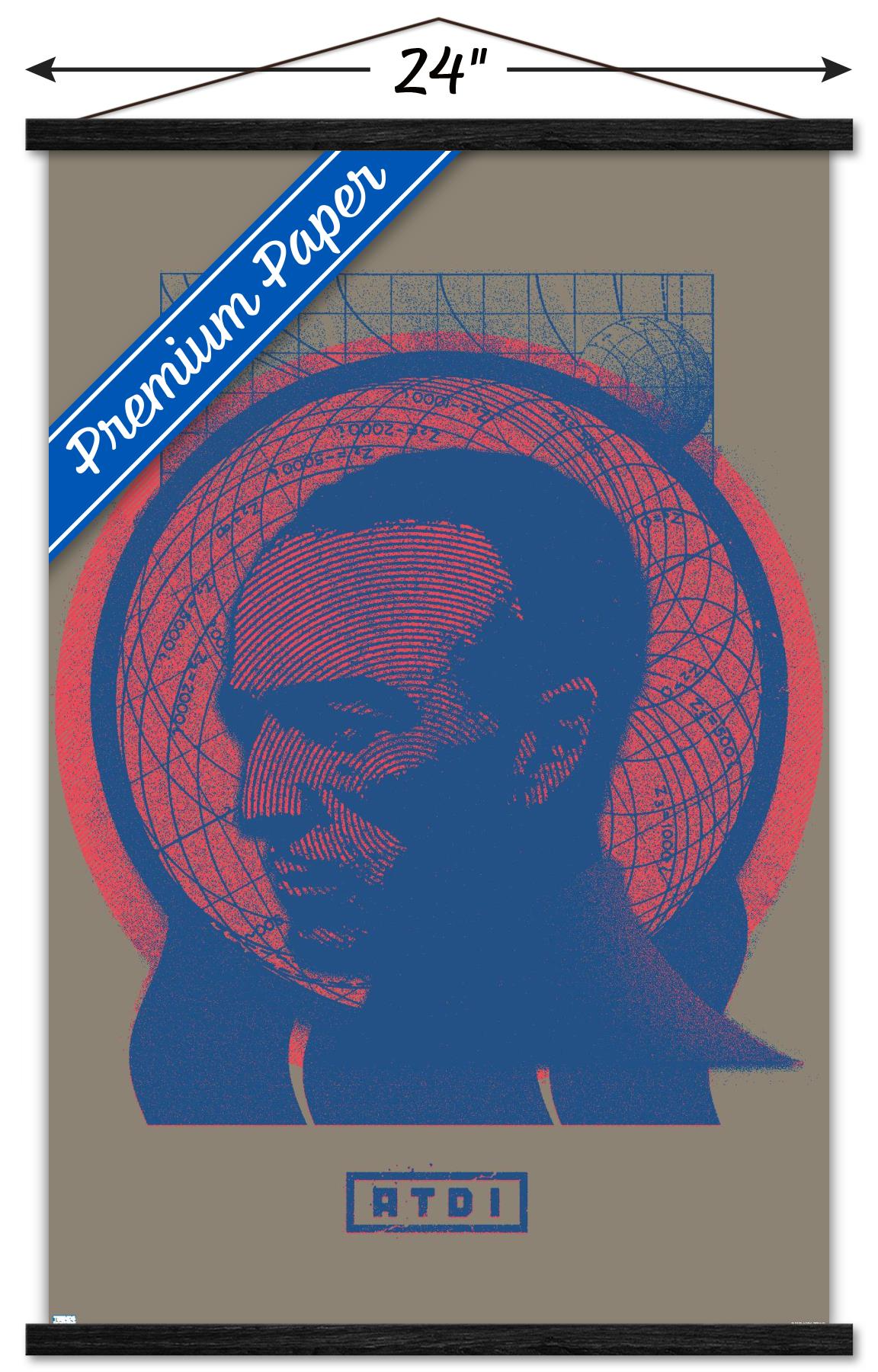 At the Drive-In - Head Wall Poster with Wooden Magnetic Frame, 22.375" x 34"