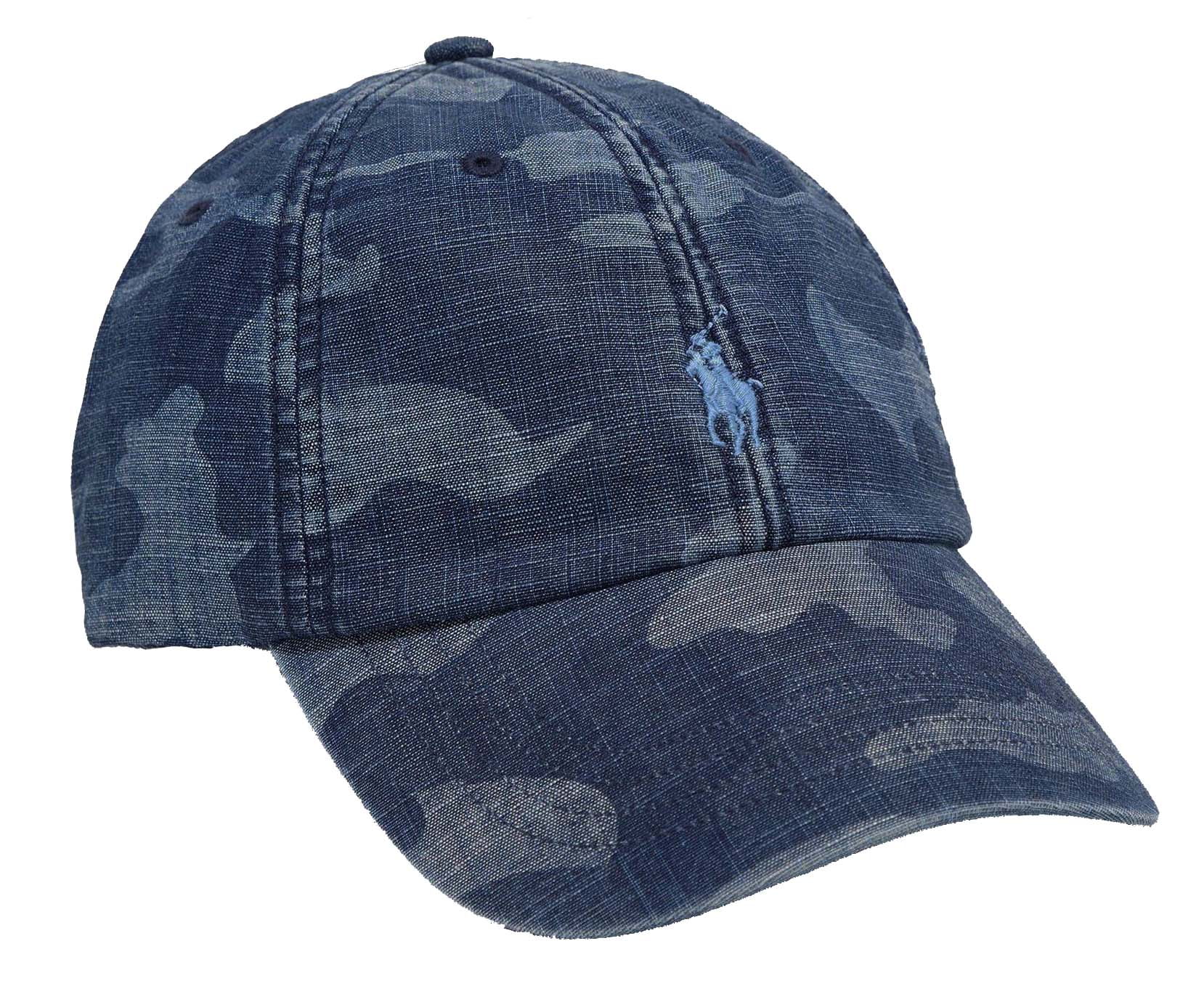 blue polo cap