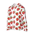thumbnail image 2 of Balery Strawberries Men's Women's UPF 50+ Sun Protection Lightweight Hoodie Performance Long Sleeve Shirt for Fishing Running-Medium, 2 of 9
