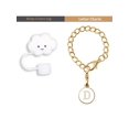 thumbnail image 1 of 1set/2pcs Cute 10mm Cloud Design Silicone Straw Cap & Letter Water Bottle Pendant For 30&40oz Yeti Rambler Cup, Accessory, Gift, 1 of 3