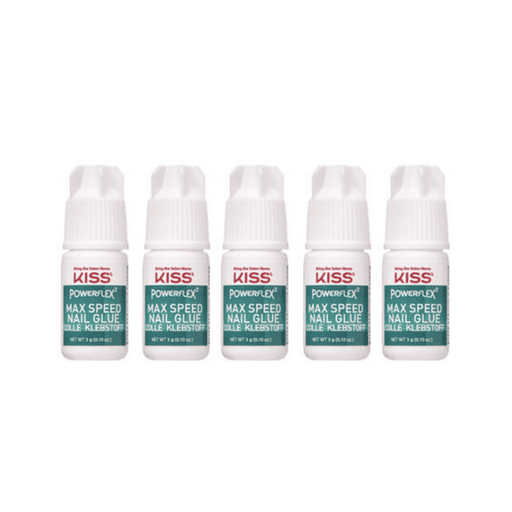 KISS Maximum Speed Nail Glue BK135 (5 piece)