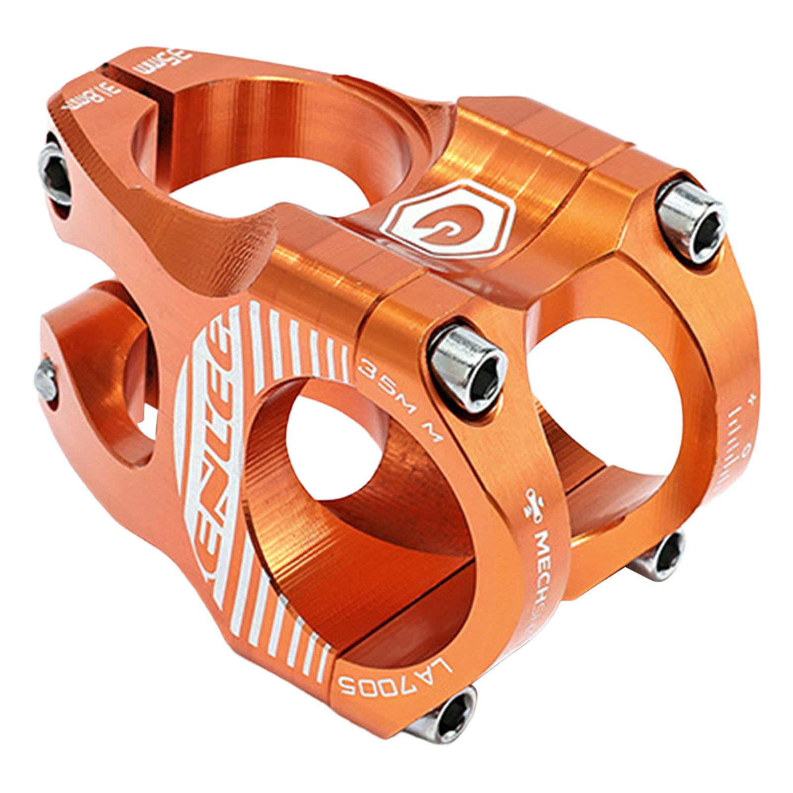 Lightweight 31.8mm 35mm Bike Stem Short Stem Handlebar 28.6mm for Mountain Road Cycling Accessories Most Steer Tube orange Walmart
