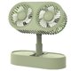 thumbnail image 3 of Ventilador de escritorio con diseño plegable de ángulo ajustable, ventilador doble, diseño de Motor Dual para dormitorio, sala de estar, oficina, ventilador doble, 3 of 5