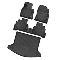 RVNI Floor Mats for 2018-2021 Mazda CX5 1st&2nd Row Cargo Liner All-Weather TPE 4PCS