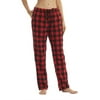 YUSHOW Womens Flannel Pajama Pants for Women Soft Plaid Pj Bottoms Lounge Pj Pants Size L