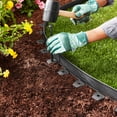 thumbnail image 5 of (2 pack) Expert Gardener 2-inch Tall Wall No-Dig Landscape Edging, 30-ft., Plastic, Black, 5 of 22