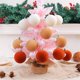 thumbnail image 5 of 12 Piezas de Bolas Colgantes de Navidad para Fiestas Navideñas, Bolas de Navidad, Bolas Redondas de Peluche para Hacer Tú Mismo, Caja de Regalo, Adornos para Árbol de Navidad A, 5 of 5