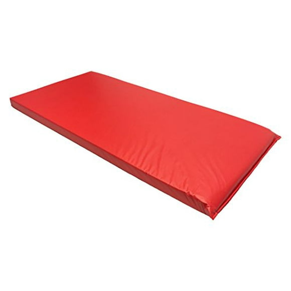 KinderMat, Rainbow Designer Mat, Red, 2-Inch Thick Rest Mat