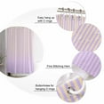 thumbnail image 5 of 72x78 Inch Shower Curtain Yellow Pink Stripe Bathroom Decor Waterproof Fabric Bathtub Bath Curtains Decorative Vertical Striped Gradient Geometric Extra Long Shower Curtain Set with Hooks, 5 of 6